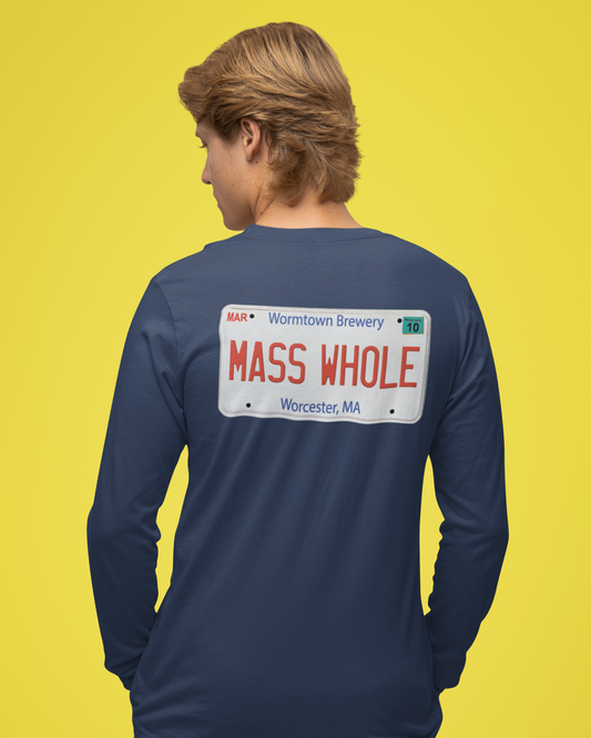 Mass Whole License Plate Long-sleeve Shirt